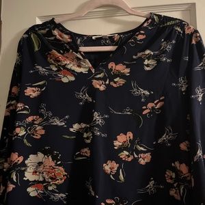 Floral patterned shirt